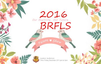 “New Start New Leap”/ BRFLS Talent Show Welcomes you for Christmas Celebration