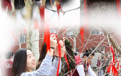 【2017毕业季】离开前，给母校留下长久的祝福——记2017届毕业生植树留念活动