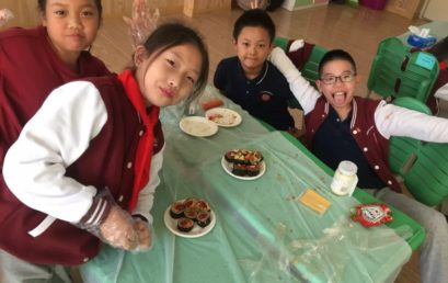 舌尖上的班会｜五(4)班自制寿司秀